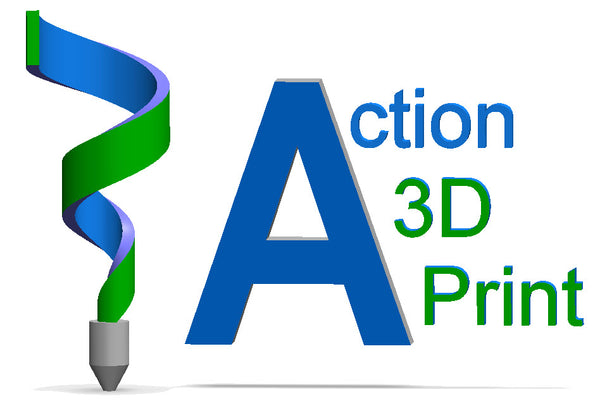 Action 3D Print Logo R2
